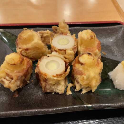 木の芽　ねぎ入りちくわ天